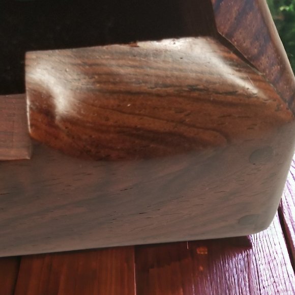 Handcrafted Wood Jewelry Box w/Hand-Painted Frog, A Colorful Storage Solution - Picture 8 of 16